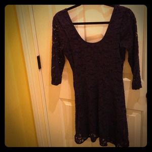 Navy free people dress