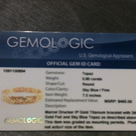 Gemstone Topaz bracelet - Picture 3 of 3