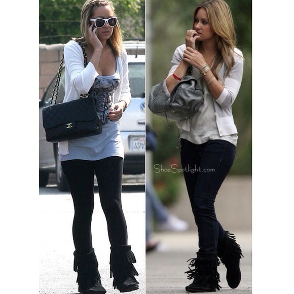 Lauren Conrad Fringe Boots ❗️❗️ - Picture 2 of 2