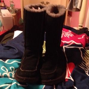 Tall Black, grey UGG (uggs) authentic rare