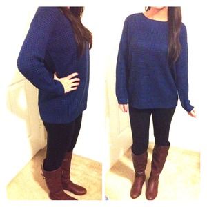 🎈HOLD🎈Cozy Navy Blue Sweater