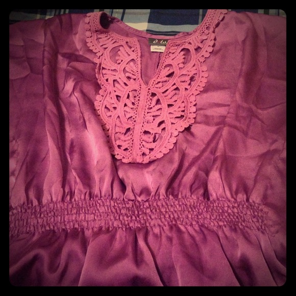 Kimono-style silky top - Picture 1 of 2