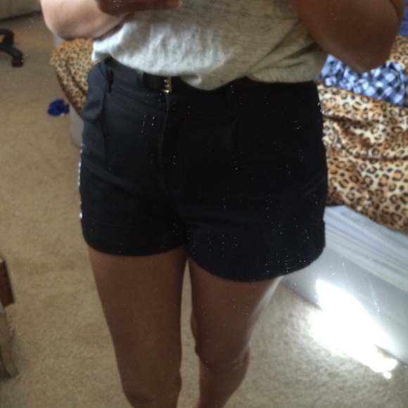 Black high waisted shorts!