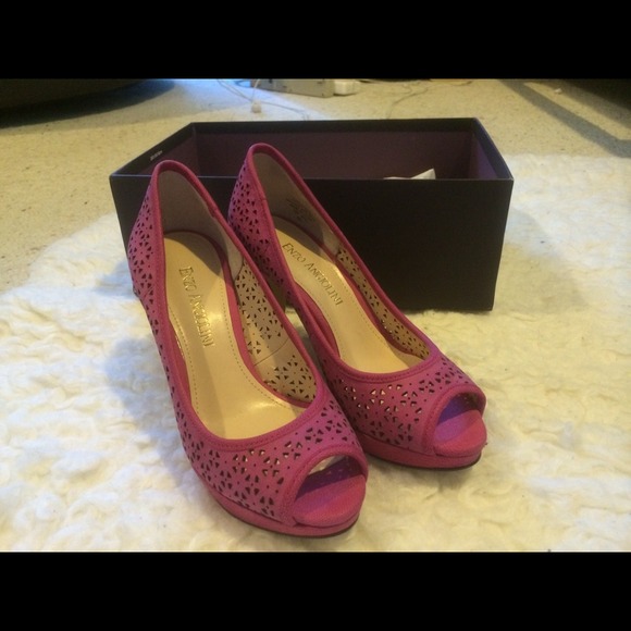 Sexy Enzo Angiolini Pink Pumps 3in Heels Size 4M - Picture 2 of 3