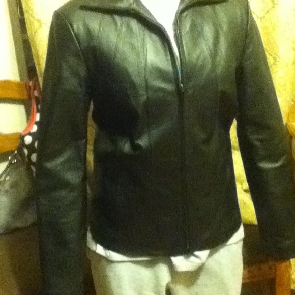 Leather jacket