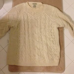 Women's large Eddie Bauer Sweater Cream
