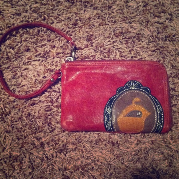 SOLD ⛔️Fossil wrist purse