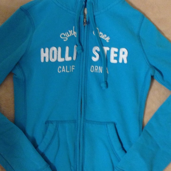 Brand new hollister hoodie blue xs
