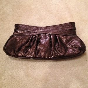 BRAND NEW Brown clutch