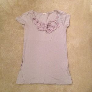 RESERVED BUNDLE! J CREW grey top size M