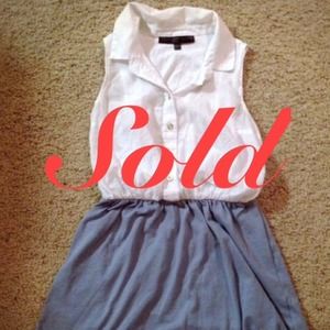 ❌SOLD❌Shirt-skirt top from Topshop