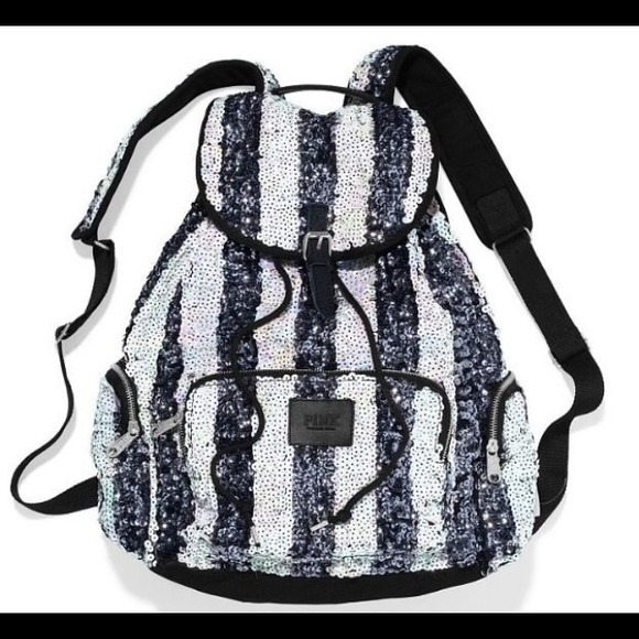 Victoria's Secret sequin bling backpack new