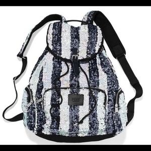 Victoria's Secret sequin bling backpack new