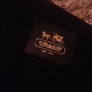 Coach Black Scarf