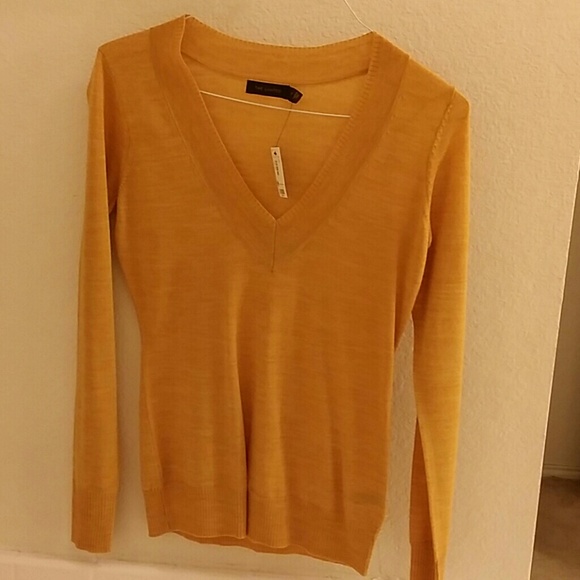 Mustard colored sweater