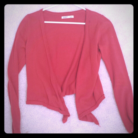 Blood orange cardigan sweater - Picture 1 of 2