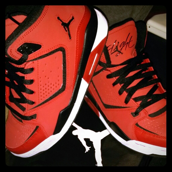 Red and Black Jordan's