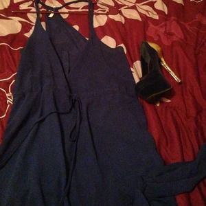 Royal blue dress