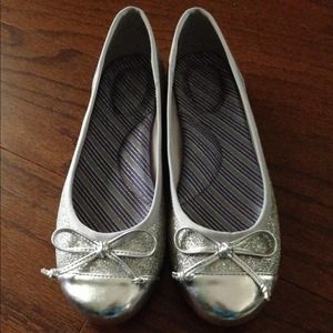 Sperry Top-Sider Abby Silver Ballet Flats