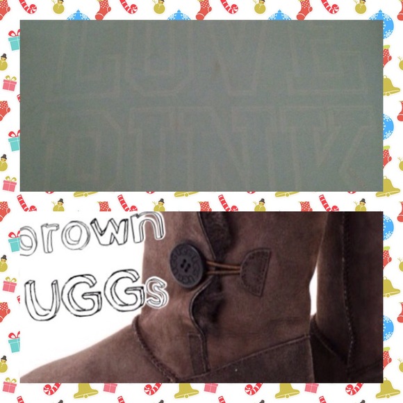 HOLD computer case and UGG boots