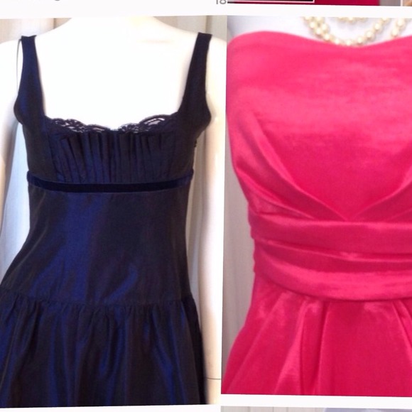 bebe Dresses & Skirts - New! bebe's Pretty Indigo Blue dress & Pink Dress