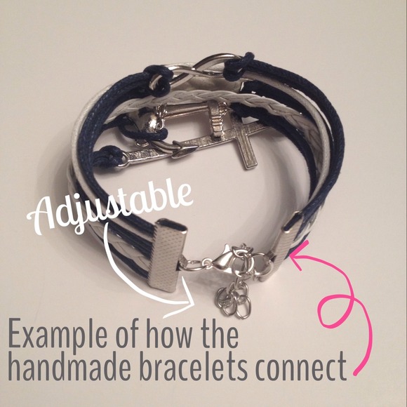 3 for 15🎀Mint faith love infinity bracelet - Picture 2 of 5