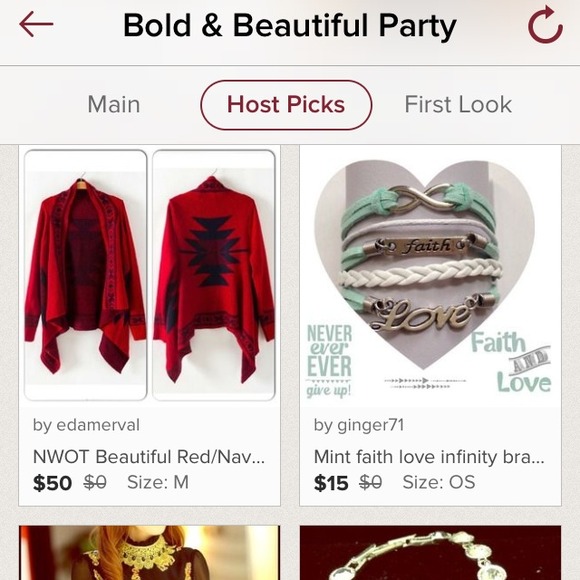 3 for 15🎀Mint faith love infinity bracelet - Picture 3 of 5