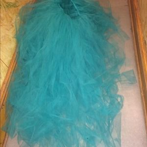 Long tutu train skirt..