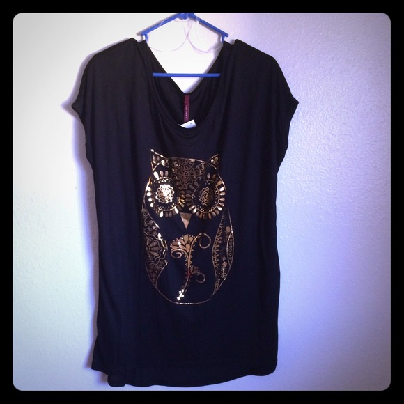 ❌sold❌Black owl top