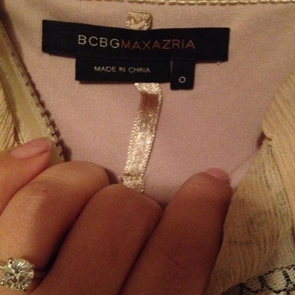 Bcbg max Azria strapless lace dress - Picture 2 of 2