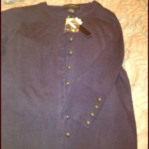 Nwt grace elements black cardigan