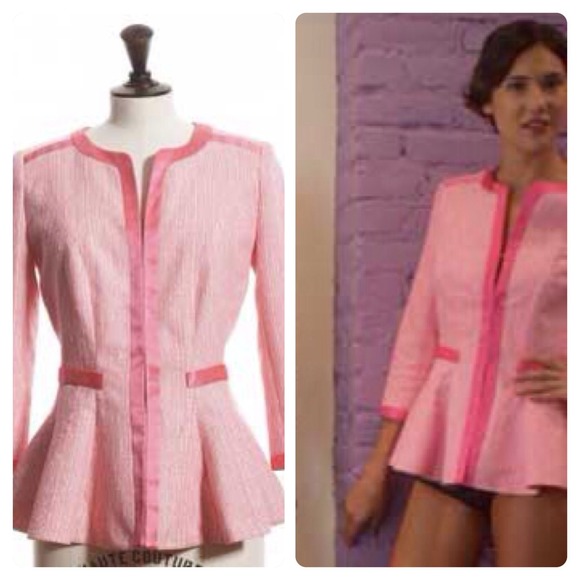 🌹 Nonoo Tweed Peplum Jacket - Picture 3 of 4