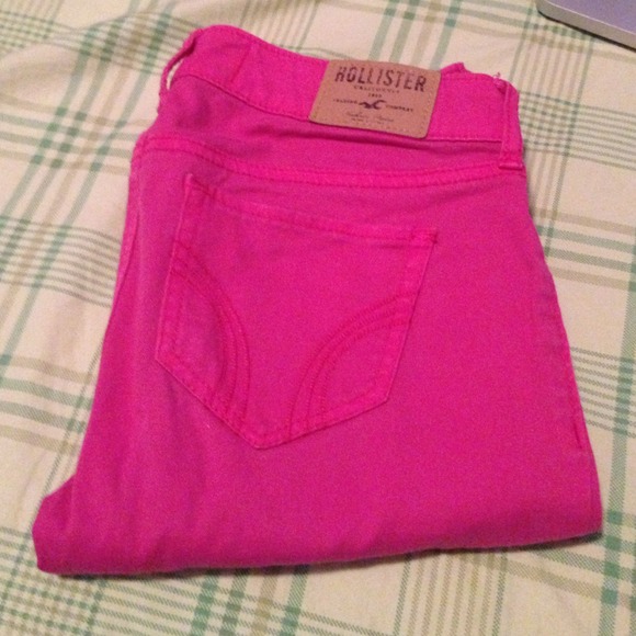 Dark pink hollister jegging