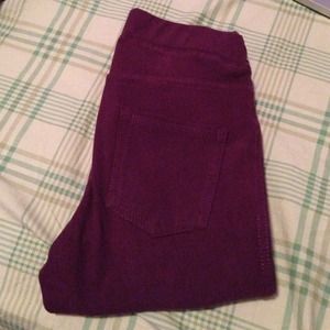 Dark purple jeggings
