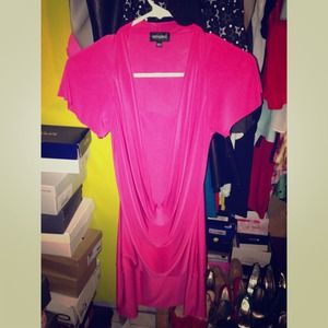 Hot pink short dress