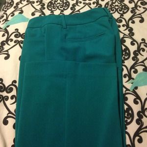 Teal Trouser Pants