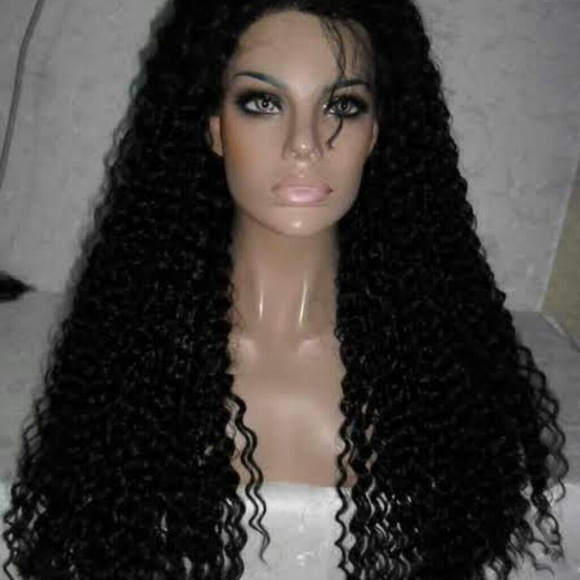 Kinky Curl Lace Front Wig 26 inches