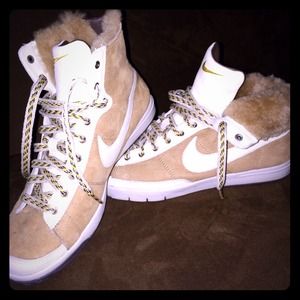 Reversible Nike Fur Sneakers