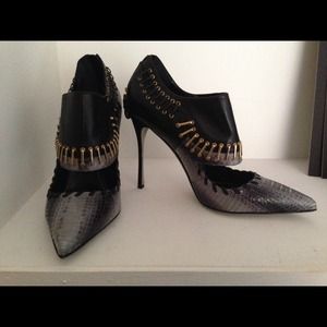Sergio Rossi Snakeskin Pumps -- NEVER WORN!
