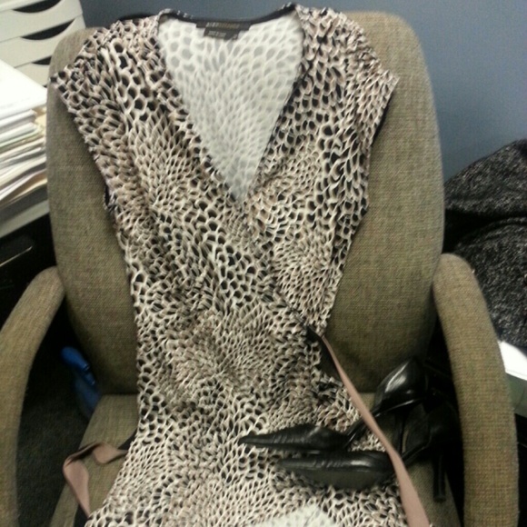 SOLD...Lovely BCBGMaxAzria Wrap Dress - Picture 2 of 3