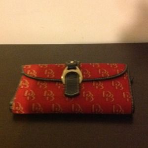Sold Sold Sold Monogram Dooney & Burke wallet