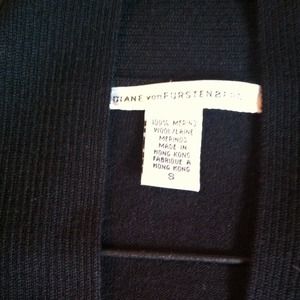 Diane Von Furstenberg Merino wrap around sweater