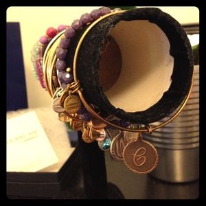 Alex and Ani "C" bangle 💎