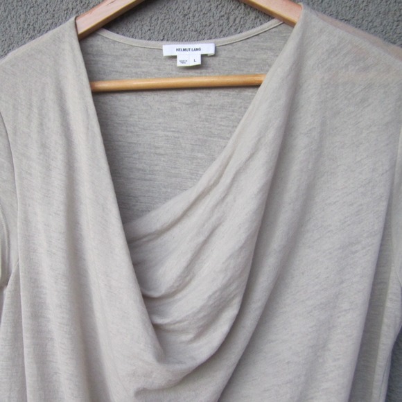 SOLD - Helmut Lang Asymmetric Tee - Picture 2 of 4