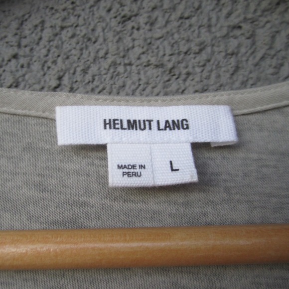 SOLD - Helmut Lang Asymmetric Tee - Picture 3 of 4
