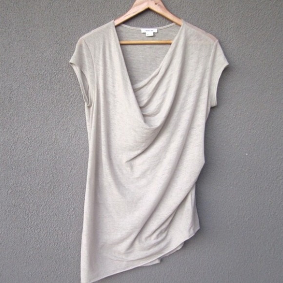 SOLD - Helmut Lang Asymmetric Tee - Picture 4 of 4