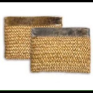 Hat Attack Rush Clutch w/ Gold Metallic Trim