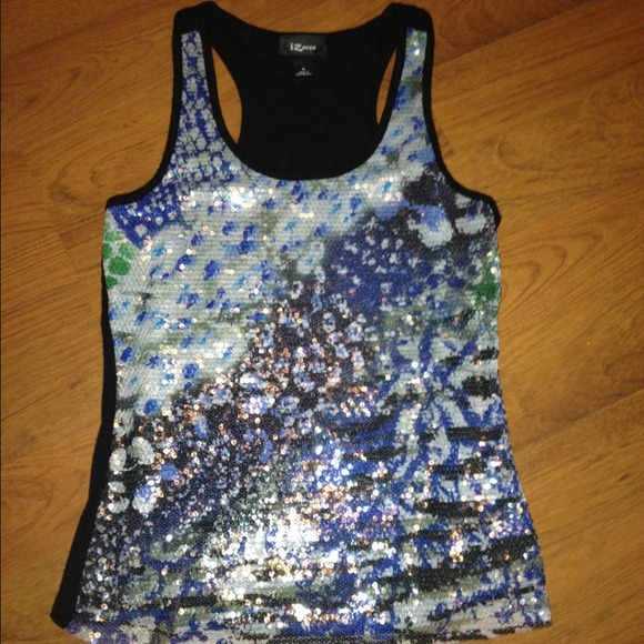 Sequined Tank Top