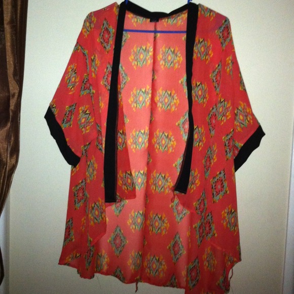 Kimono style Hi-low cardigan!