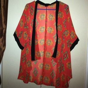 Kimono style Hi-low cardigan!